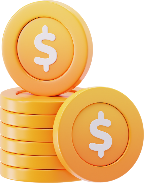 金融 插画 3D图标 银行 理财Coins